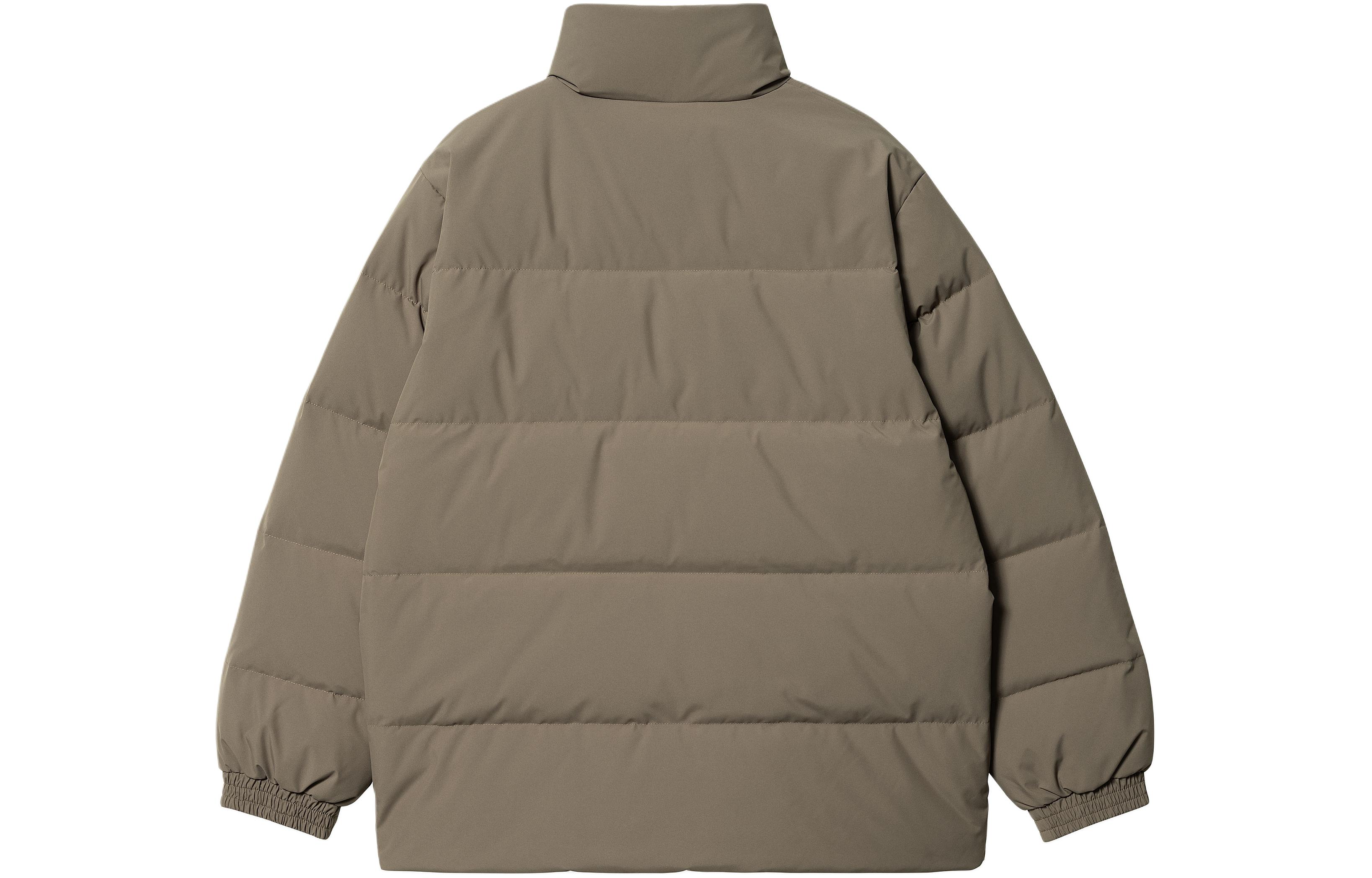 Carhartt WIP Danville Waterproof Down Jacket Brown  Ribbed Collar I029450-1S4-XX 圖 3