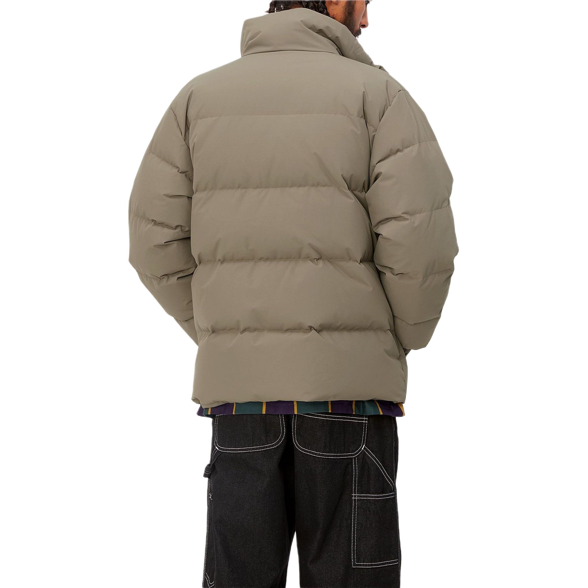 Carhartt WIP Danville Waterproof Down Jacket Brown  Ribbed Collar I029450-1S4-XX 圖 6