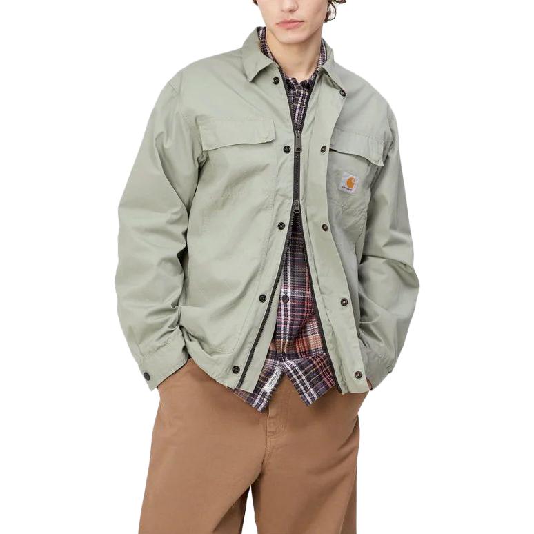 Carhartt WIP Detour Editorial Logo Straight-Cut Long Sleeve Jacket Light Green Men I031473-1CT-XX 圖 5