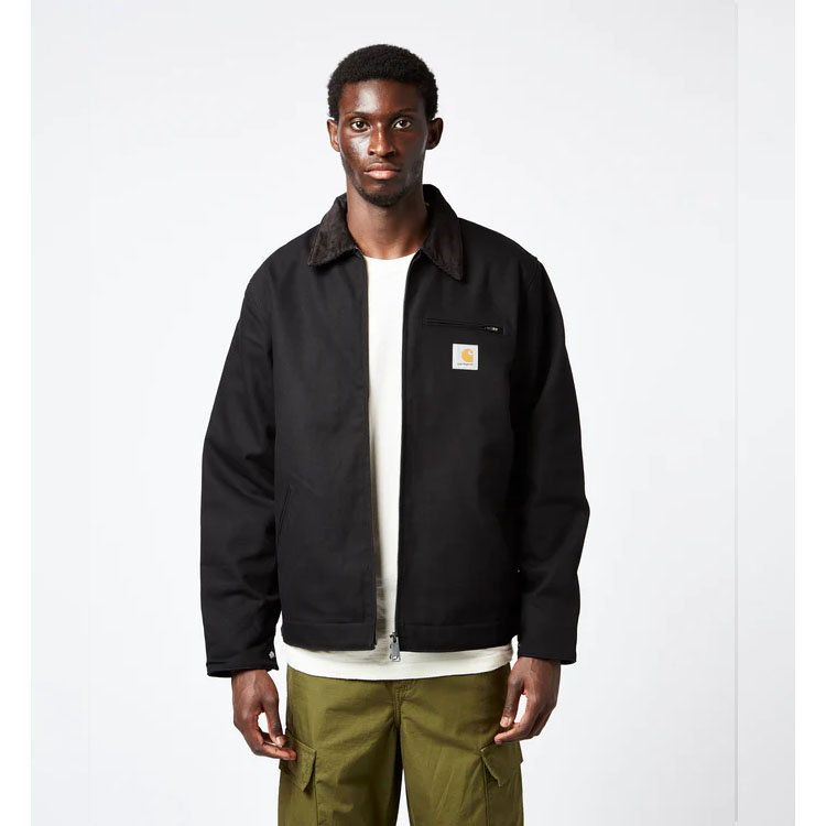Shop Chaqueta Carhartt WIP Detroit Negra - Retrocoderón con Forro de Nylon. I015264-00E-01