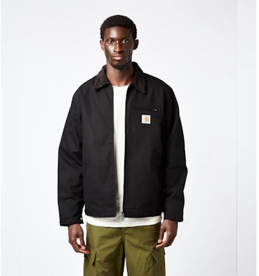 Chaqueta Carhartt WIP Detroit Negra - Retrocoderón con Forro de Nylon. I015264-00E-01 Shop Chaqueta Carhartt WIP Detroit Negra - Retrocoderón con Forro de Nylon. I015264-00E-01