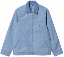 Order Carhartt WIP 底特律夾克 淺藍燈芯絨領 工作服風格帆布外套. I026467-1HF-FH