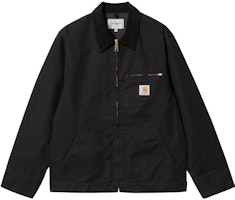 Carhartt WIP Detroit Jacket Black Corduroy Collar SS23 Casual Outerwear. I031947-00E-02 Carhartt WIP Detroit Jacket Black Corduroy Collar SS23 Casual Outerwear. I031947-00E-02