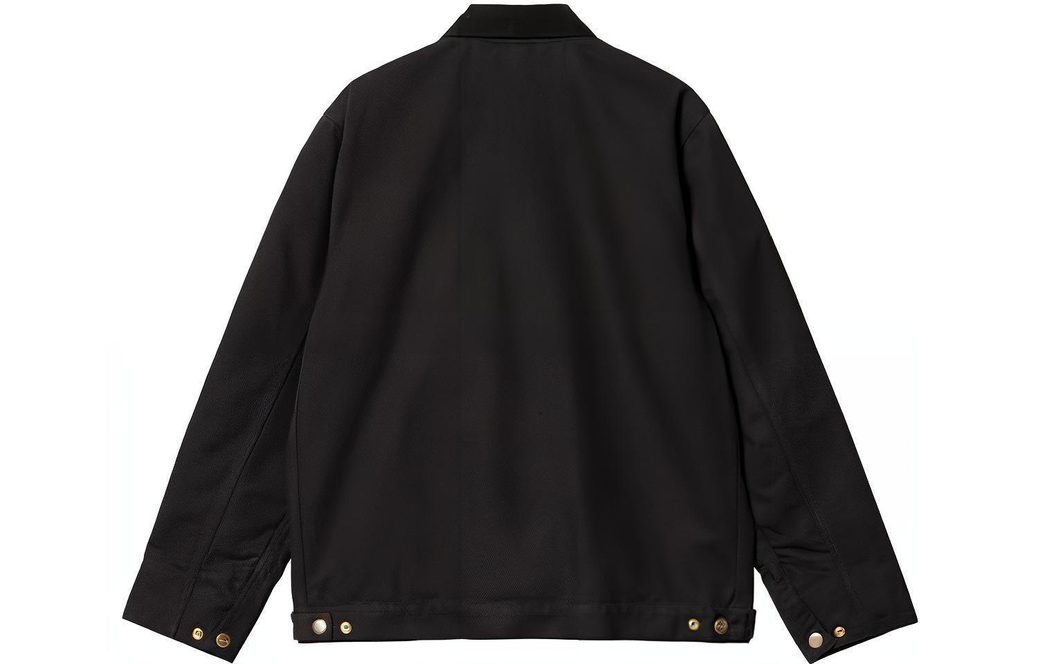 Lookbook Carhartt WIP Detroit Jacket Black Corduroy Collar SS23  Casual Outerwear. I031947-00E-02