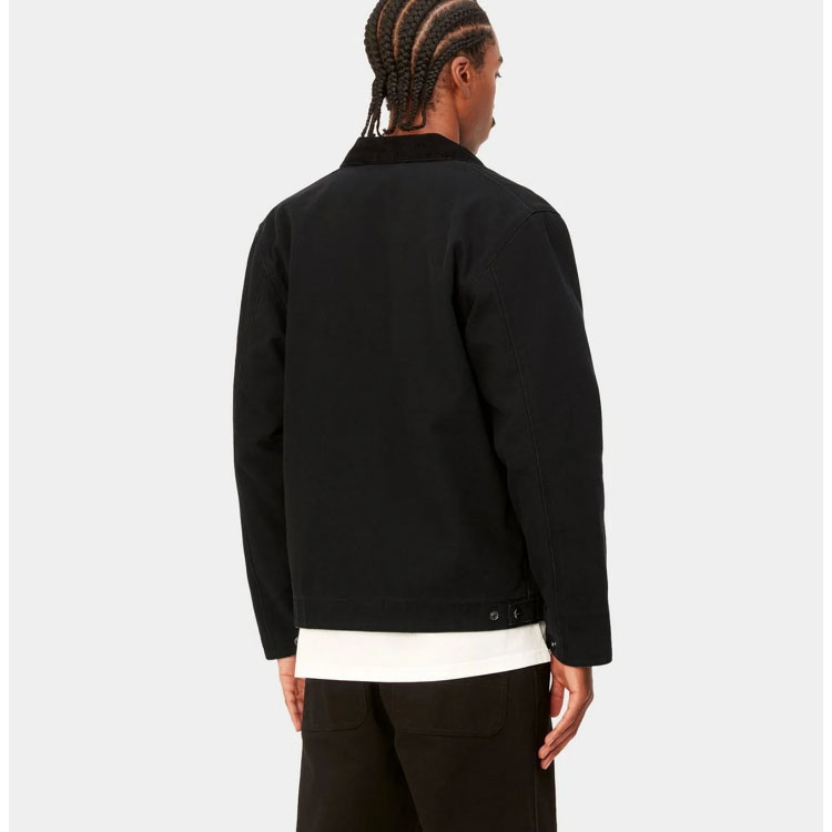 Details for Carhartt WIP Detroit Jacket Black Corduroy Collar SS23  Casual Outerwear. I031947-00E-02
