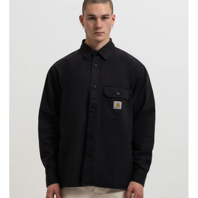 Sizing Carhartt WIP Detroit Jacket Black Corduroy Collar SS23  Casual Outerwear. I031947-00E-02