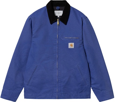 Carhartt WIP Detroit Jacket Blue - Zip-Up Collared Oversized Outerwear. I031947-1F6-02 Buy Carhartt WIP Detroit Jacket Blue - Zip-Up Collared Oversized Outerwear. I031947-1F6-02