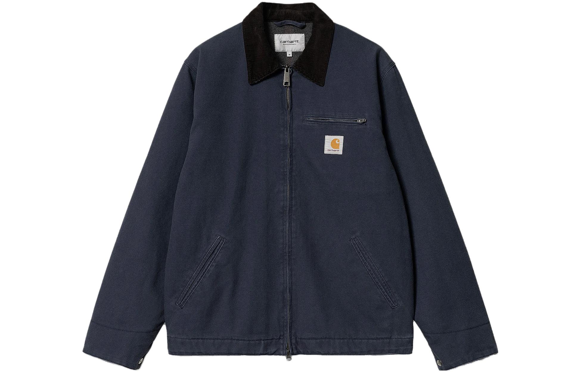 Carhartt WIP Detroit Jacket Blue - Vintage Style  Zip-Up Jacket with Logo. I015264-B89-01 圖 2