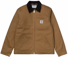 Carhartt WIP Detroit Jacket Brown Retro Vintage Workwear Cotton Jacket. I028424-00S-01 Carhartt WIP Detroit Jacket Brown Retro Vintage Workwear Cotton Jacket. I028424-00S-01