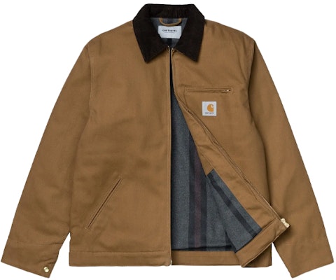 Carhartt WIP Detroit Jacket Coklat Retro Vintage Jaket Kerja Kapas. I028424-00S-01 Lookbook Carhartt WIP Detroit Jacket Coklat Retro Vintage Jaket Kerja Kapas. I028424-00S-01