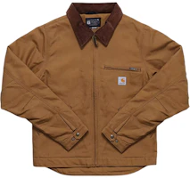 Carhartt WIP Detroit Jacket Classic Canvas Blanket Lined Workwear Coat 103828 Carhartt WIP Detroit Jacket Classic Canvas Blanket Lined Workwear Coat 103828