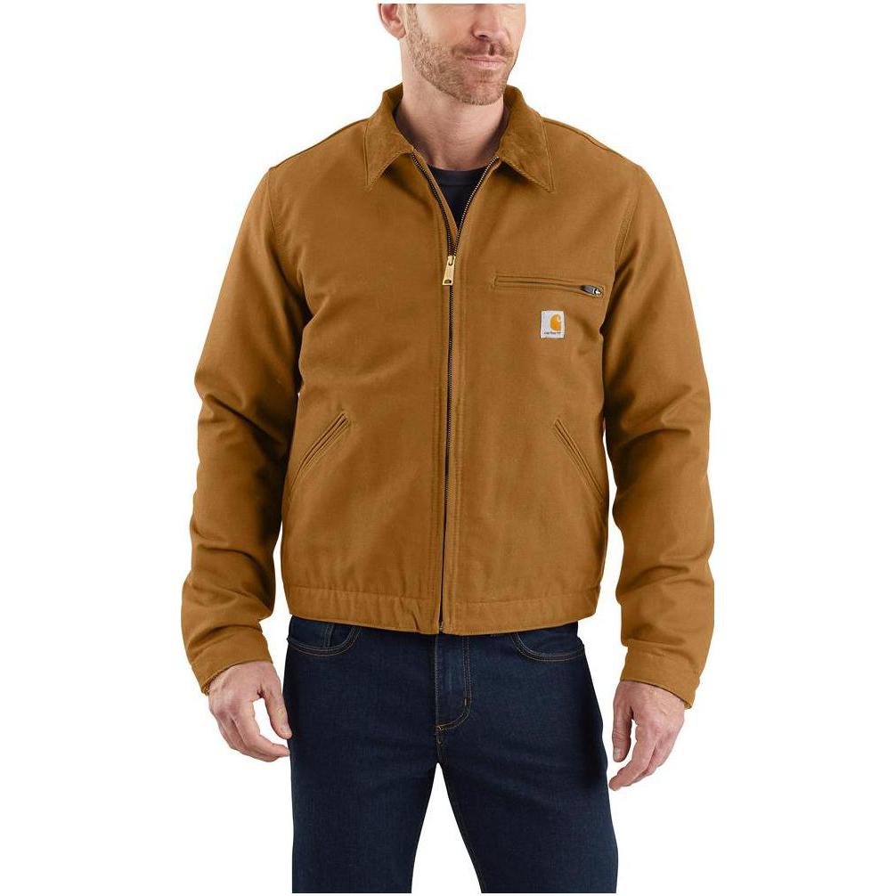 Sizing Carhartt WIP Detroit Jacket Classic Canvas Blanket Lined Workwear Coat 103828