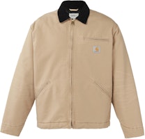 Carhartt WIP Detroit Jacket Corduroy Collar Brown Vintage Workwear. I027358-0IA3K Carhartt WIP Detroit Jacket Corduroy Collar Brown Vintage Workwear. I027358-0IA3K