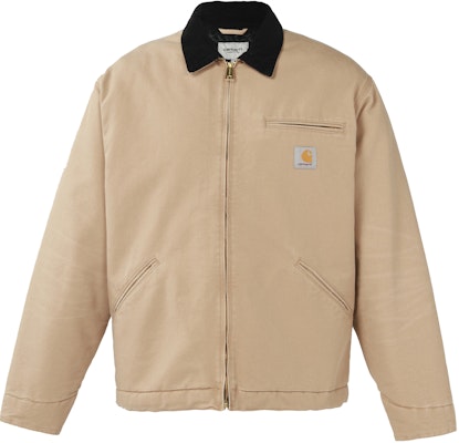 Carhartt WIP Jaket Detroit Kerah Corduroy Coklat Vintage Workwear. I027358-0IA3K Buy Carhartt WIP Jaket Detroit Kerah Corduroy Coklat Vintage Workwear. I027358-0IA3K