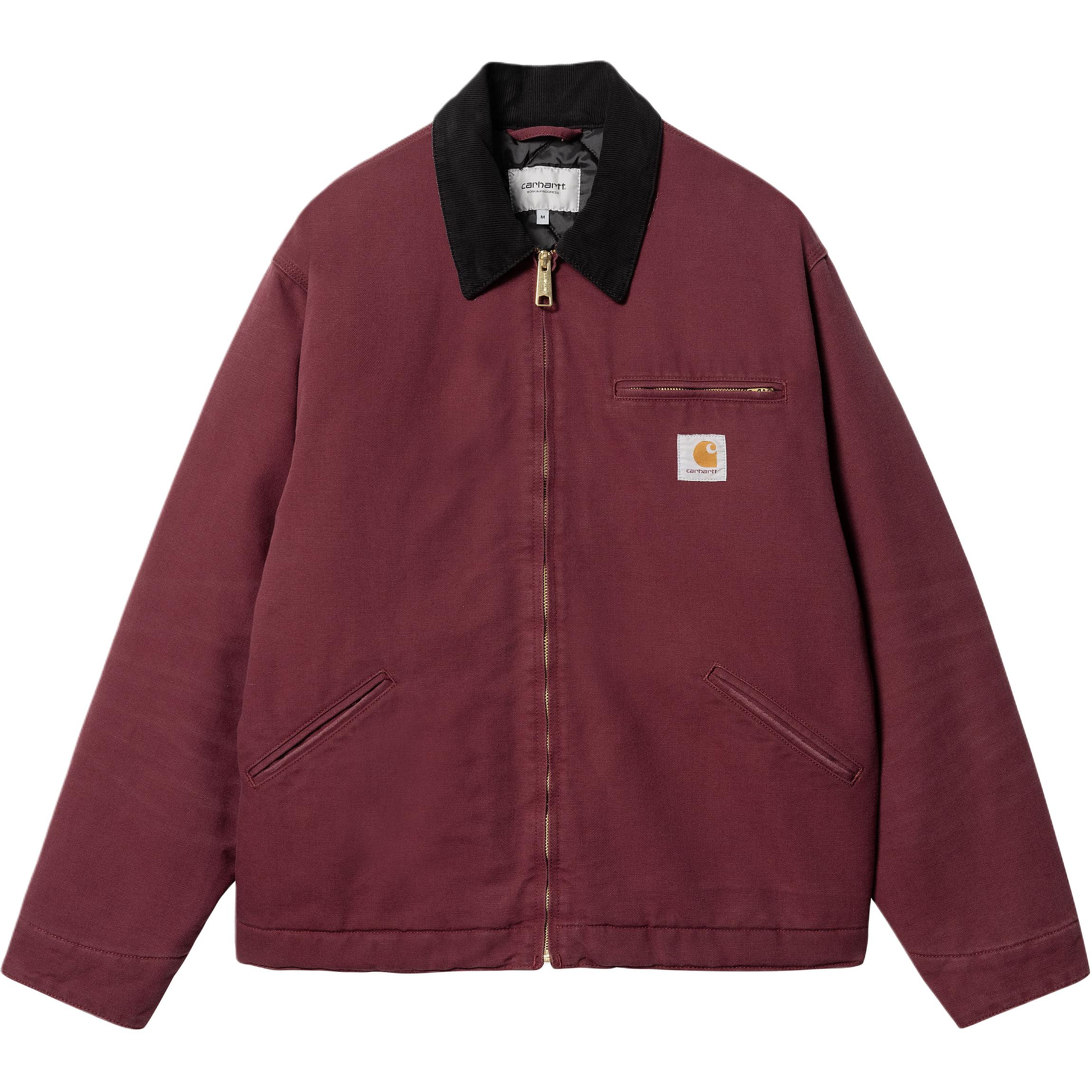 Carhartt WIP Detroit Jacket Relaxed Fit Zip-Up Red Unisex Casual Outerwear. I0273582CP3K
