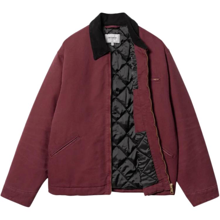 Sizing Carhartt WIP 底特律拉链夹克宽松版红色男女休闲外套. I0273582CP3K