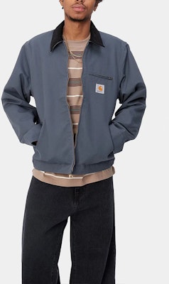 Carhartt WIP Detroit Jaket Zeus Colorblock Logo Zip Jaket Biru. I032940-1YM-01 Sizing Carhartt WIP Detroit Jaket Zeus Colorblock Logo Zip Jaket Biru. I032940-1YM-01