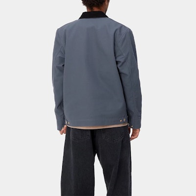 Carhartt WIP Detroit Jaket Zeus Colorblock Logo Zip Jaket Biru. I032940-1YM-01 Cheap Carhartt WIP Detroit Jaket Zeus Colorblock Logo Zip Jaket Biru. I032940-1YM-01