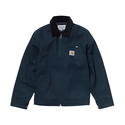 Carhartt WIP Detroit Jacket Zip-Up Collar - Dark Green I028424-0MQ-01