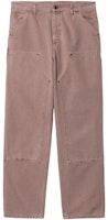 Carhartt WIP Double Knee Pants FW22 Solid Patchwork Misty Pink. I029196-0W8-FH Carhartt WIP Double Knee Pants FW22 Solid Patchwork Misty Pink. I029196-0W8-FH