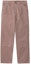 Buy Carhartt WIP Double Knee Pants FW22 Patchwork Warna Merah Jambu Pudar. I029196-0W8-FH