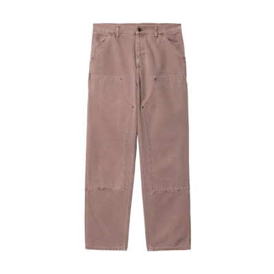 Carhartt WIP Double Knee Pants FW22 Solid Patchwork Misty Pink. I029196-0W8-FH