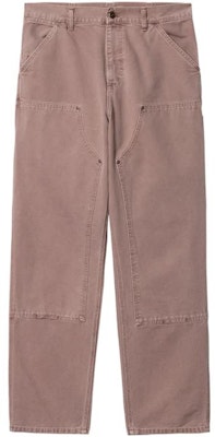 Carhartt WIP Double Knee Pants FW22 Patchwork Warna Merah Jambu Pudar. I029196-0W8-FH Order Carhartt WIP Double Knee Pants FW22 Patchwork Warna Merah Jambu Pudar. I029196-0W8-FH