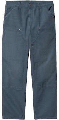 カーハート WIP ダブルニー パンツ FW23 カジュアル ストレートフィット - ティールブルー I031501-0R3K-32 Buy カーハート WIP ダブルニー パンツ FW23 カジュアル ストレートフィット - ティールブルー I031501-0R3K-32