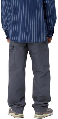 칼하트 WIP 더블 무릎 팬츠 그레이 - 캐주얼 워크웨어 스트레이트 핏. I031501-1CQ-01 Details for 칼하트 WIP 더블 무릎 팬츠 그레이 - 캐주얼 워크웨어 스트레이트 핏. I031501-1CQ-01