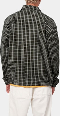 Carhartt WIP Dryden Jacket Green Plaid Single-Breasted Long Sleeve Jacket I030024-0QW-XX Purchase Carhartt WIP Dryden Jacket Green Plaid Single-Breasted Long Sleeve Jacket I030024-0QW-XX