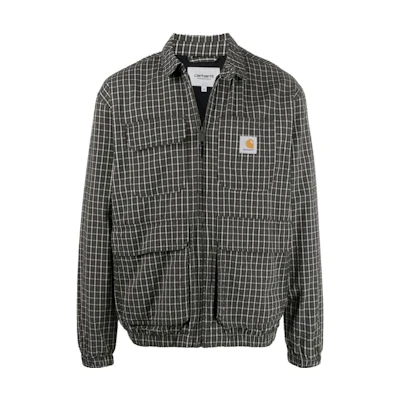 Carhartt WIP Dryden Plaid Collared Casual Jacket I030024OQWXX