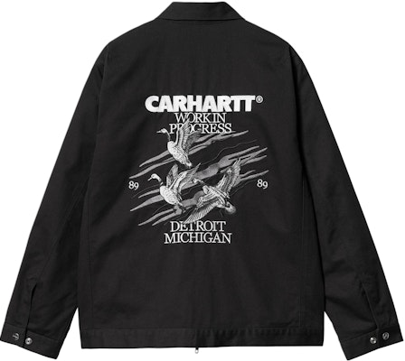 Carhartt WIP Jaket Hitam Unisex Sulam Itik Lengan Panjang dengan Poket Dalam I033699-89-XX Buy Carhartt WIP Jaket Hitam Unisex Sulam Itik Lengan Panjang dengan Poket Dalam I033699-89-XX