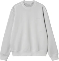 Carhartt WIP Duster Script Sweat Oversized Embroidered Crewneck Sweatshirt Men I033065-29J-GD Carhartt WIP Duster Script Sweat Oversized Embroidered Crewneck Sweatshirt Men I033065-29J-GD