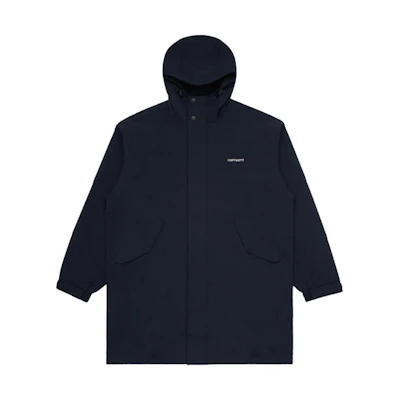 Carhartt WIP Embroidered Lettering Hooded Jacket Navy Blue () CHXOCI026064C-NYX