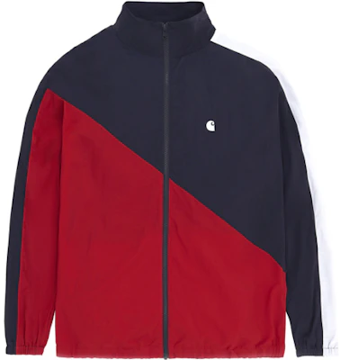 カーハート WIP 刺繍ロゴ カラーブロック トラックジャケット ネイビーブルー CHXJKA91033XC-NYP Buy カーハート WIP 刺繍ロゴ カラーブロック トラックジャケット ネイビーブルー CHXJKA91033XC-NYP