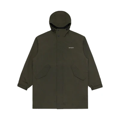 Carhartt WIP Embroidered Logo Hooded Jacket Green CHXOCI026064C-GRD