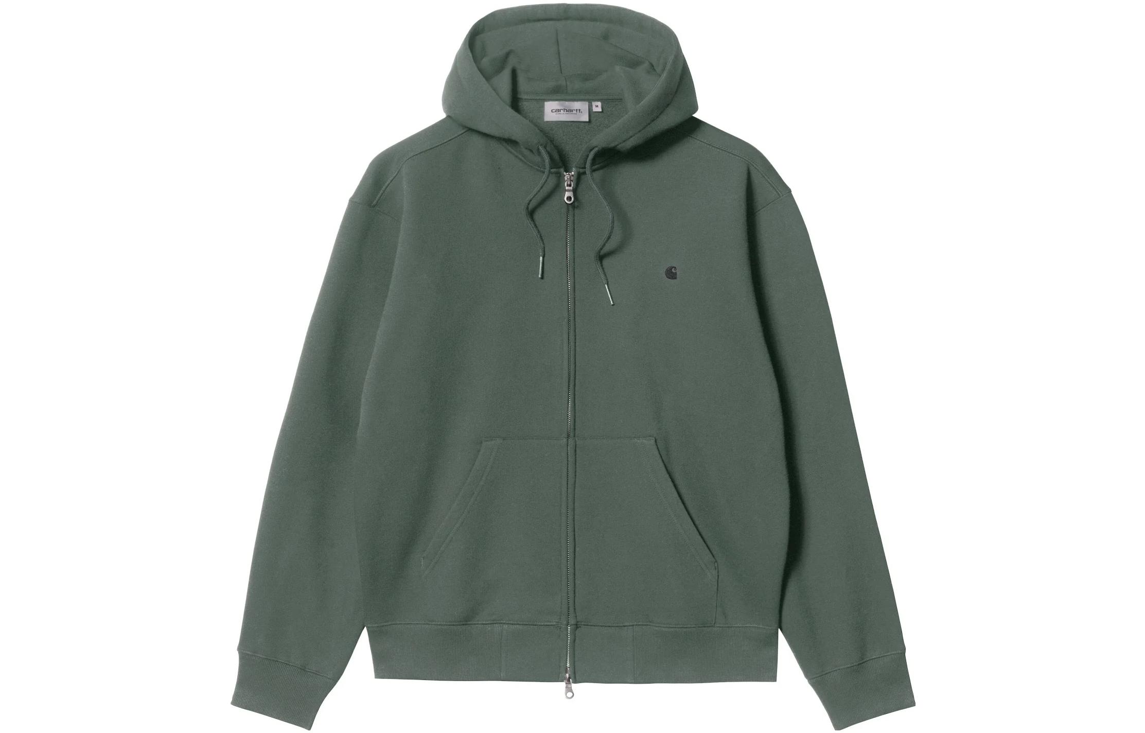 Carhartt WIP Embroidered Logo Olive Hooded Jacket Unisex A221060-1DR-XX