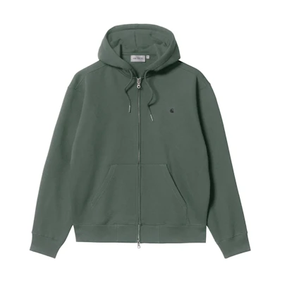Carhartt WIP Embroidered Logo Olive Hooded Jacket Unisex A221060-1DR-XX