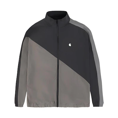 Carhartt WIP Embroidered Logo Patchwork Sports Jacket Black CHXJKA91033XC-BKX