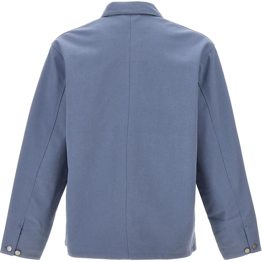 Carhartt WIP Embroidered Logo Single-Breasted Collar Jacket Men Light Blue I033717191XX 圖 3