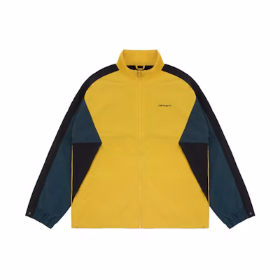 Carhartt WIP Embroidered Retro Colorblock Jacket Yellow for Men CHXJKI027132D-YEX