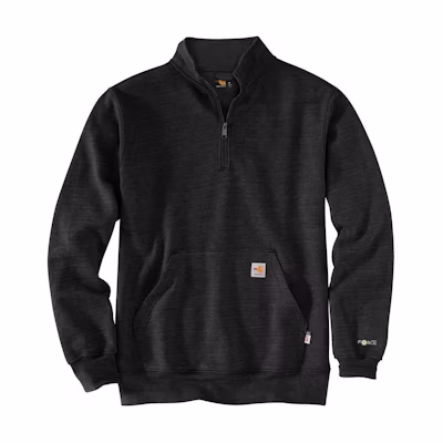 Carhartt WIP Flame-Resistant Force® Logo Mock Neck Sweatshirt Loose Fit Men 105028