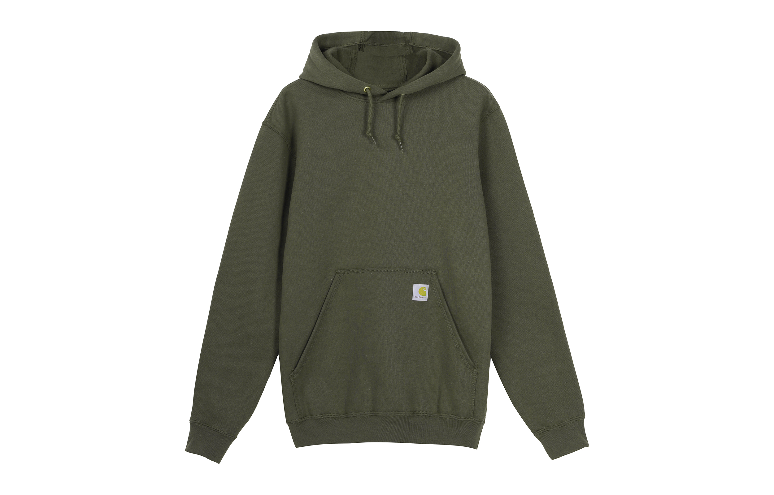 Carhartt WIP Fleece-Lined Hoodie Army Green Unisex Casual Streetwear Style K121-316