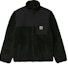 Buy Carhartt WIP Fleece Logo Jacket for Men - Black Stand Collar I029566-89-XX