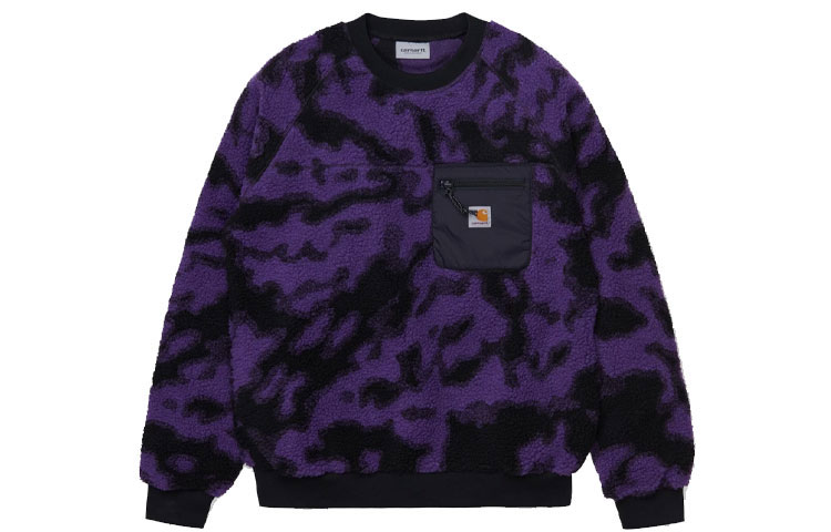 Carhartt WIP Fleece Sweatshirt Men’s Camo Purple I028131-0G4-00