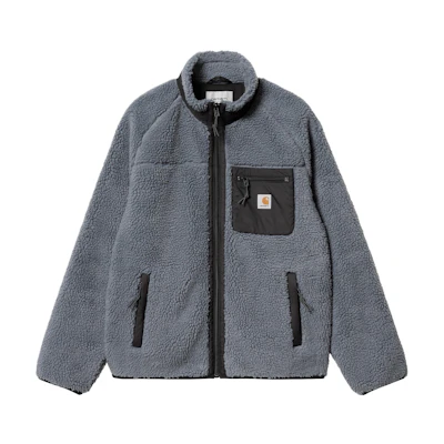 Carhartt WIP Fleece Zip-Up Jacket Gray Long Sleeve Outerwear I025120-2EP-XX