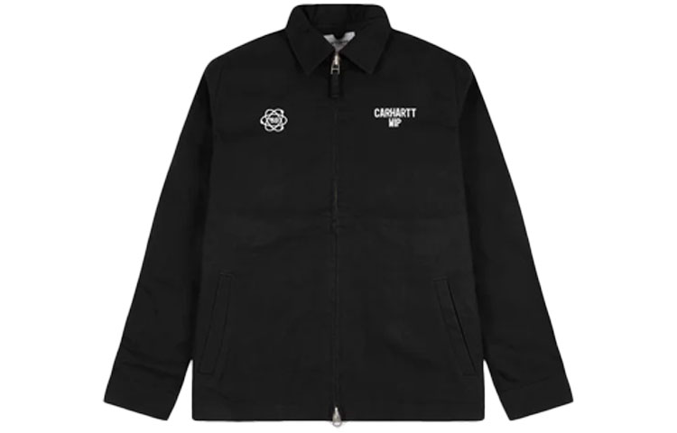 Carhartt WIP FW21 Cartograph Jacket Embroidered Logo Regular Fit Black I028824-89-00