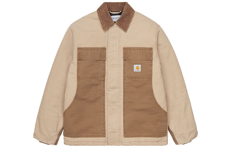 Carhartt WIP FW21 Classic Color-Block Multi-Pocket Jacket Khaki/Brown Unisex I029769-0ID-3K