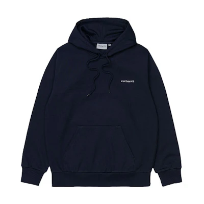Carhartt WIP FW21 Embroidered Logo Hoodie Navy Unisex I028937-1C-90