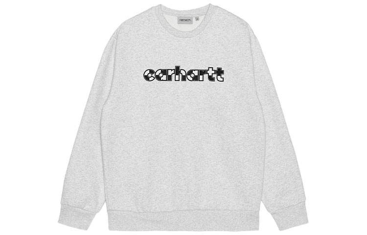 Carhartt WIP FW21 Letter Print Crewneck Sweatshirt Men’s Grey I029530-482-XX